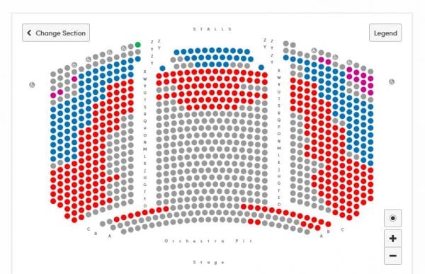 mayflower theatre seating plan