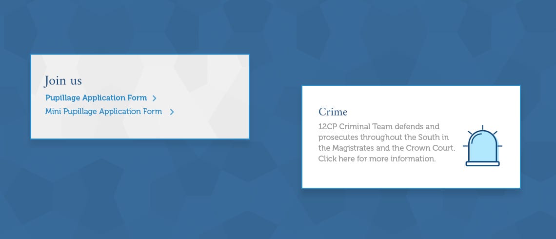 12CP Barristers website elements design