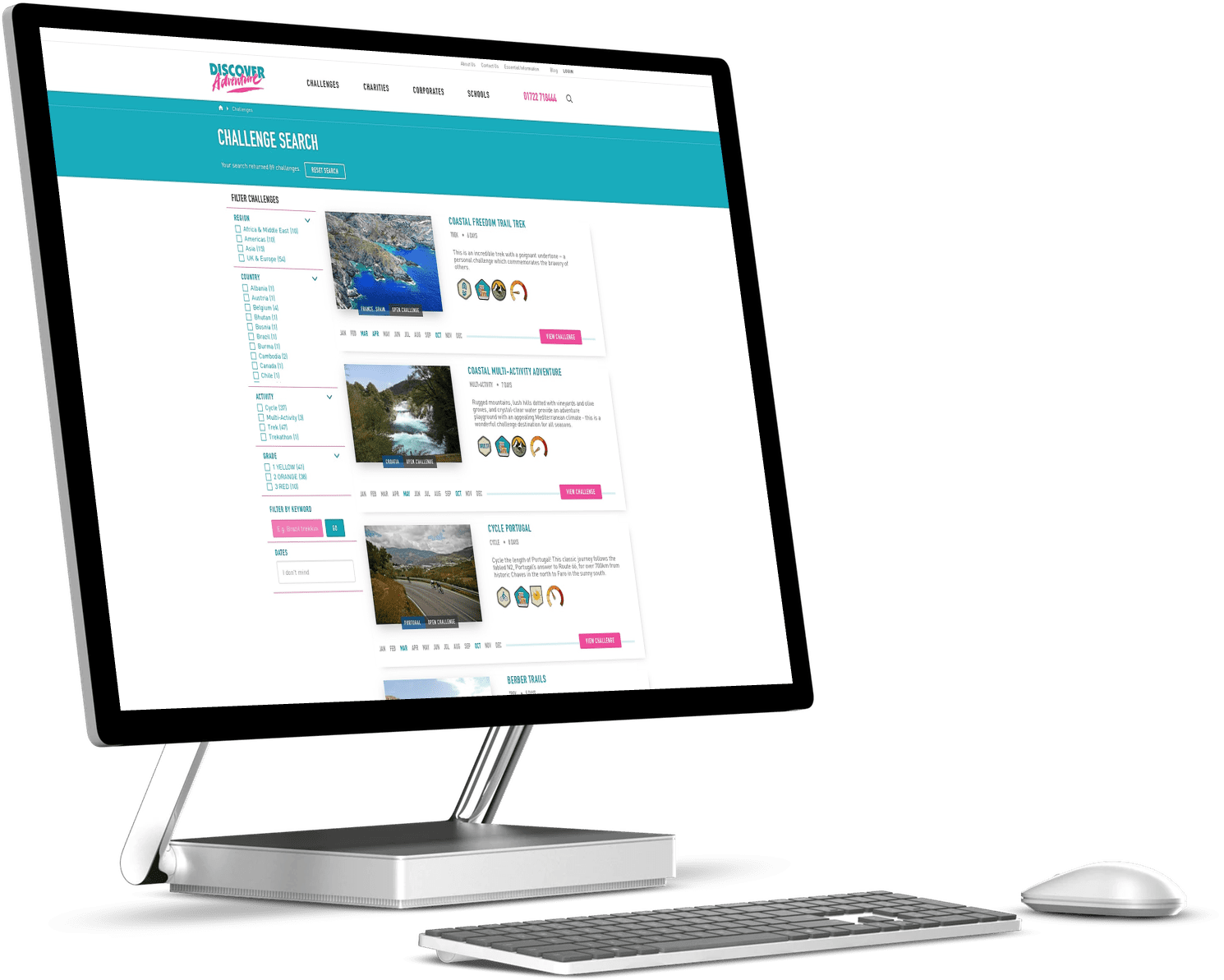 Discover Adventure website